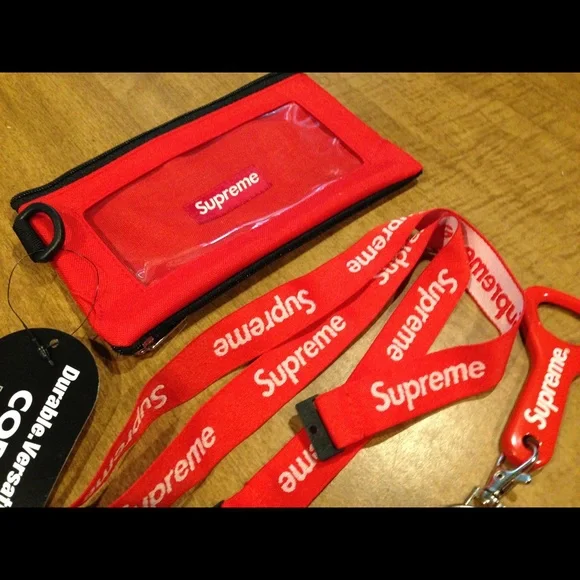Supreme Mobile Pouch & Lanyard Red Bottle Opener - Picture 3 of 3